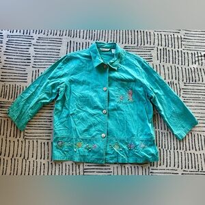 Vintage Mureli Nautical Button Up